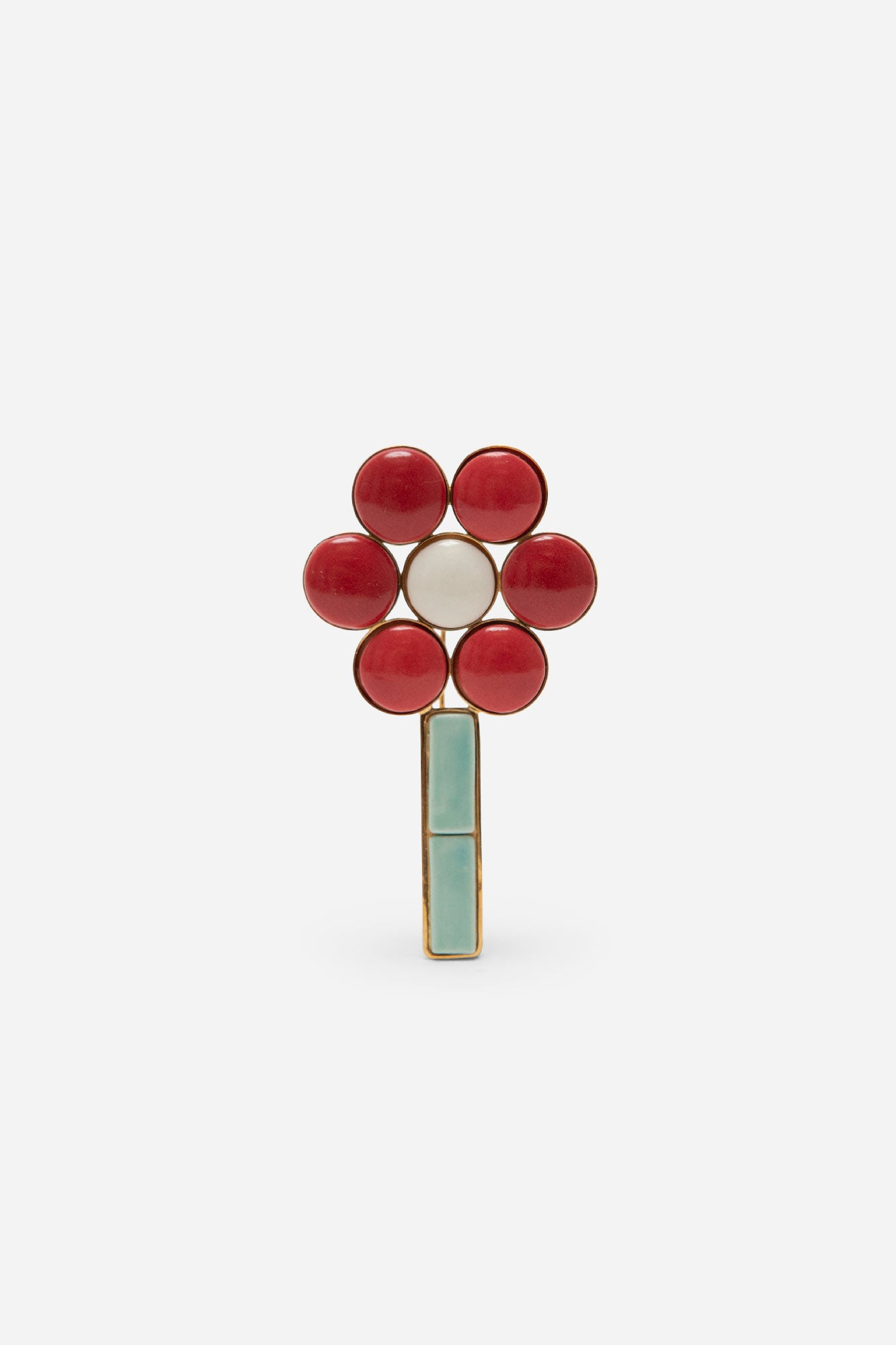 DAISY CIRCLE BROOCH - ANDRESGALLARDO