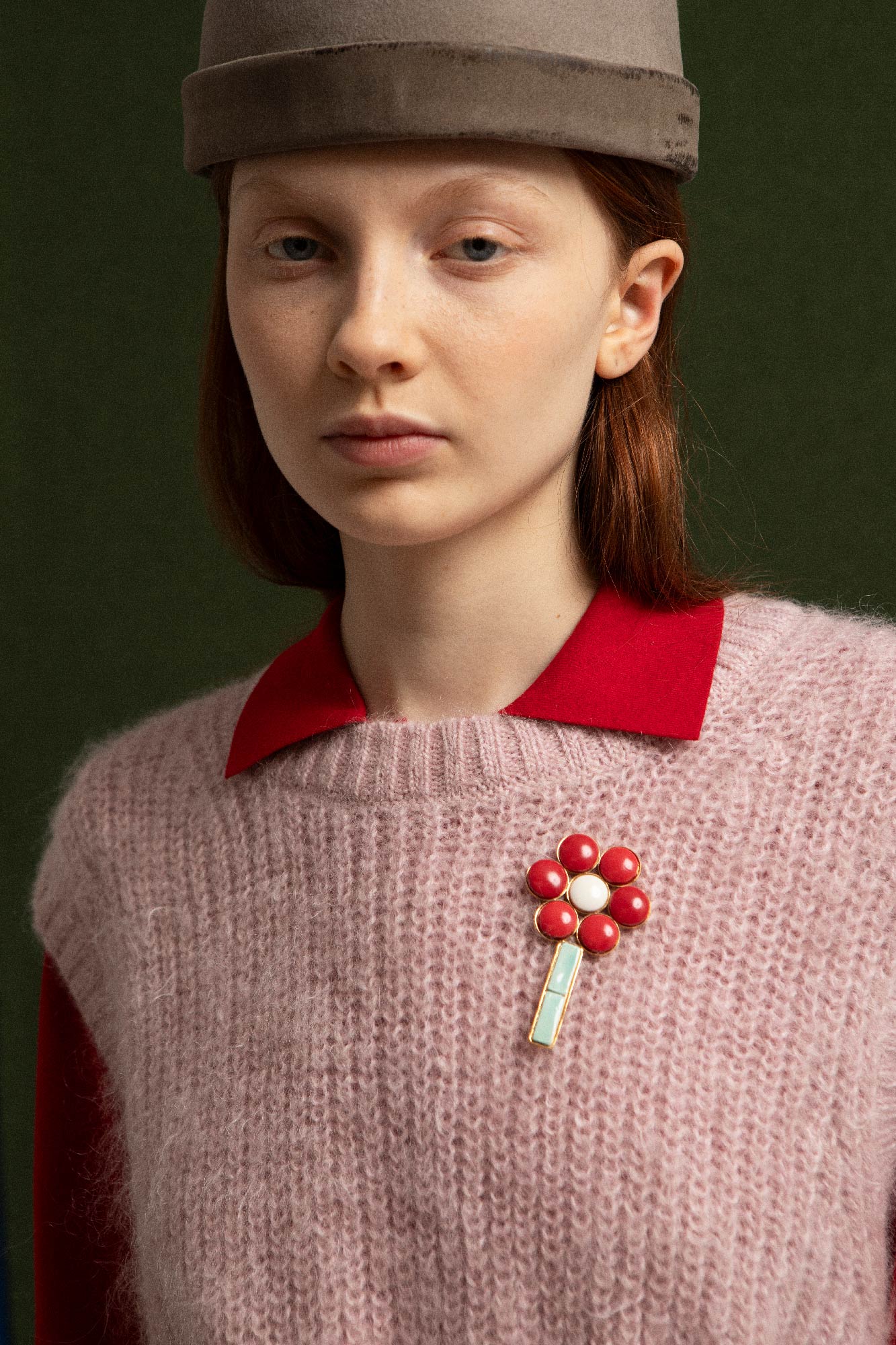 DAISY CIRCLE BROOCH - ANDRESGALLARDO