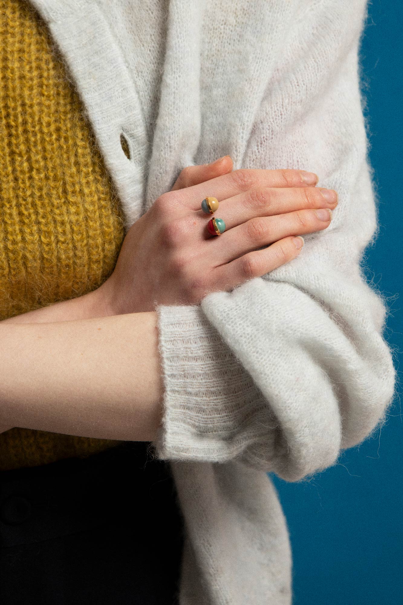 DOUBLE MINI BALLOON RING - ANDRESGALLARDO