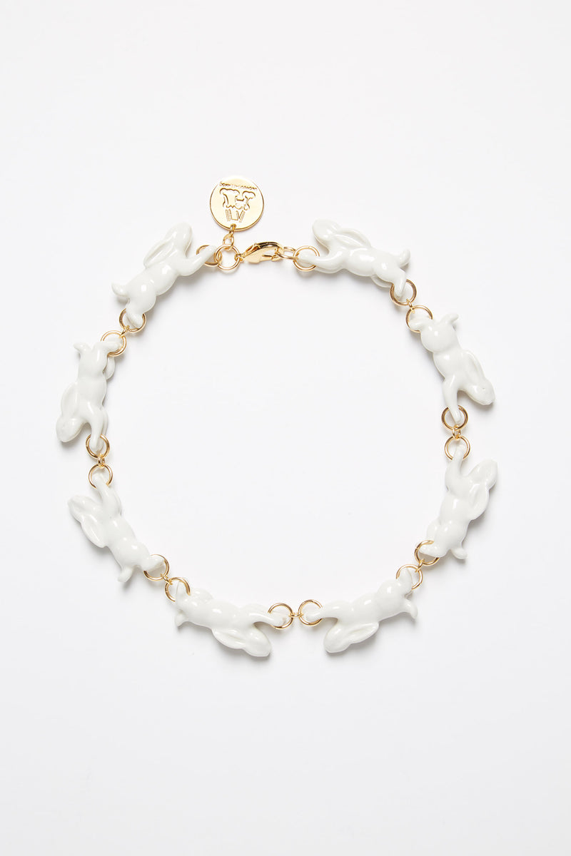 RUNNING RABBIT NECKLACE ANDRESGALLARDO