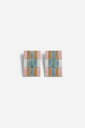 TILE RECTANGULAR EARRINGS - ANDRESGALLARDO