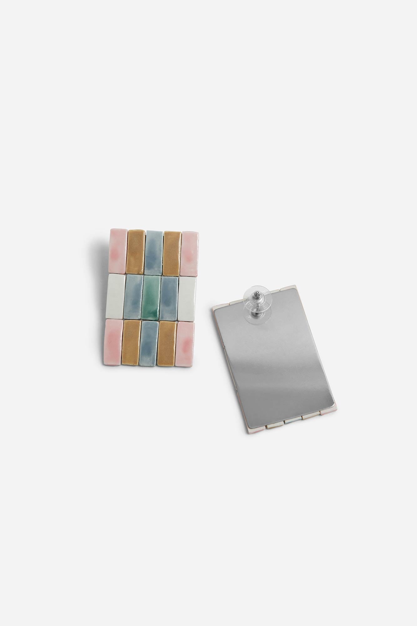 TILE RECTANGULAR EARRINGS - ANDRESGALLARDO