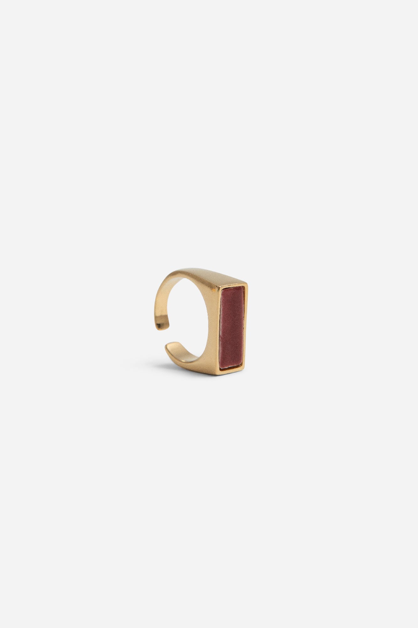 RECTANGULAR SEAL ORBITAL EARRING - ANDRESGALLARDO