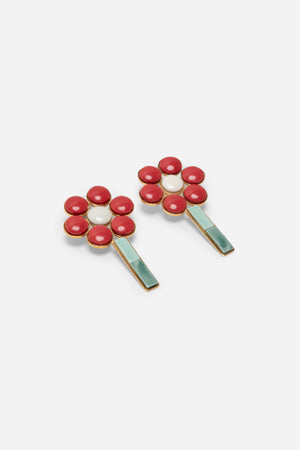 DAISY CIRCLE EARRINGS - ANDRESGALLARDO