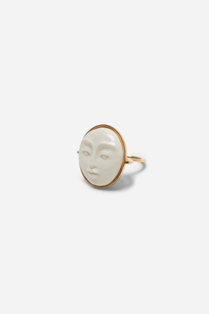 LUNAR FACE RING - ANDRESGALLARDO