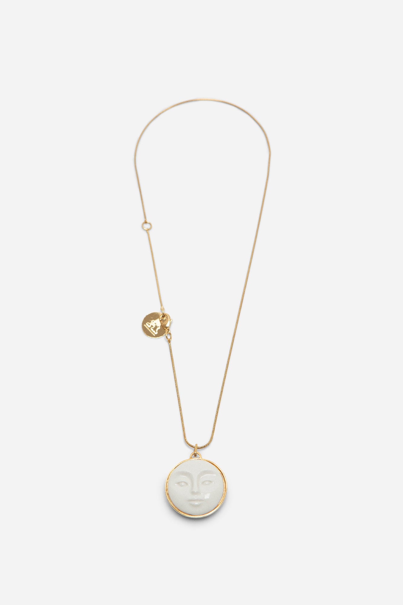 LUNAR FACE NECKLACE - ANDRESGALLARDO