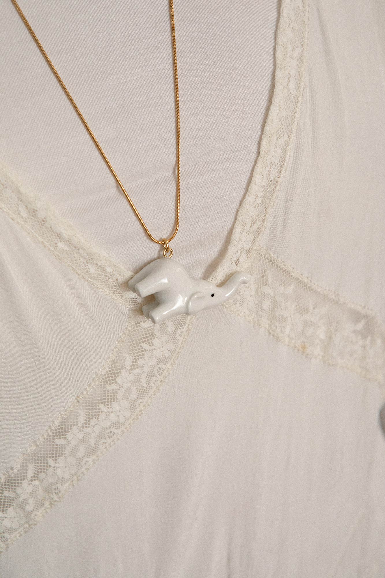 BABY ELEPHANT NECKLACE - ANDRESGALLARDO
