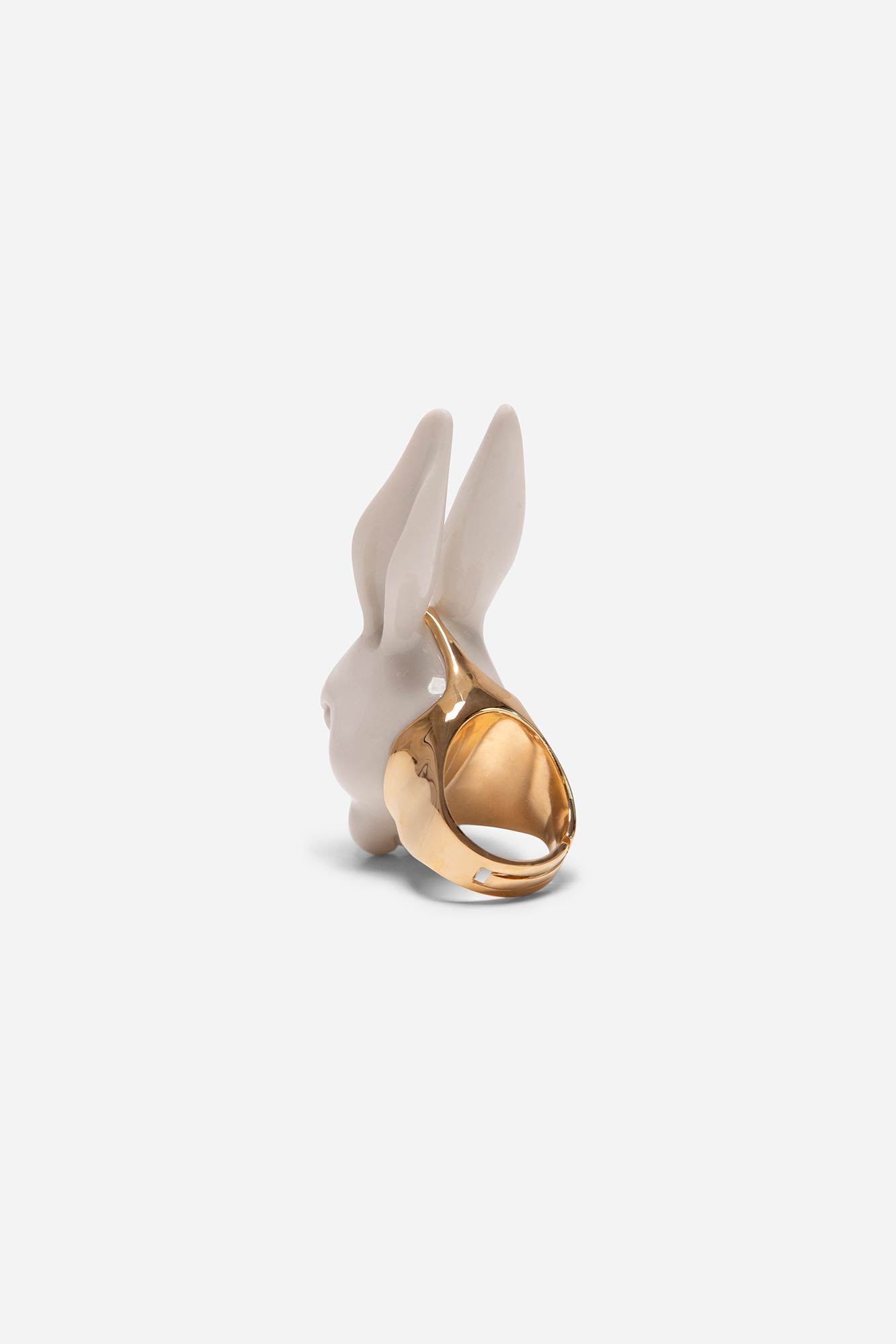 BIG RABBIT HEAD RING - ANDRESGALLARDO