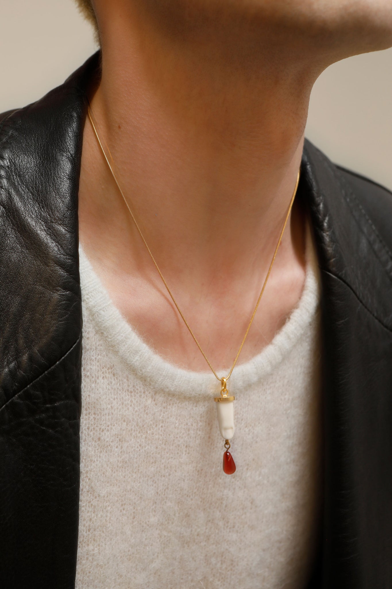 BLOOD DROP PENDANT - ANDRESGALLARDO