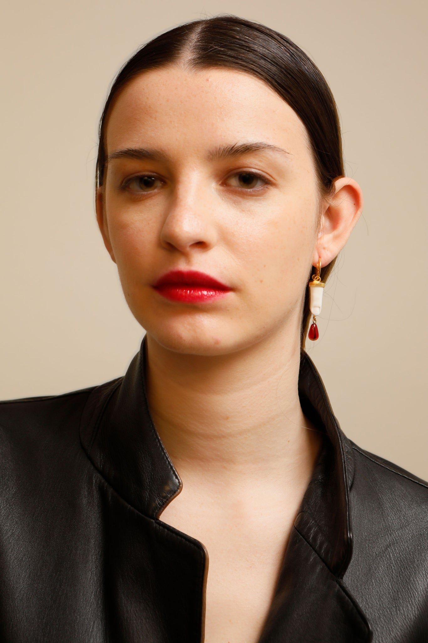 BLOOD DROP SING EARRING - ANDRESGALLARDO