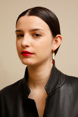 BLOOD DROP SING EARRING - ANDRESGALLARDO