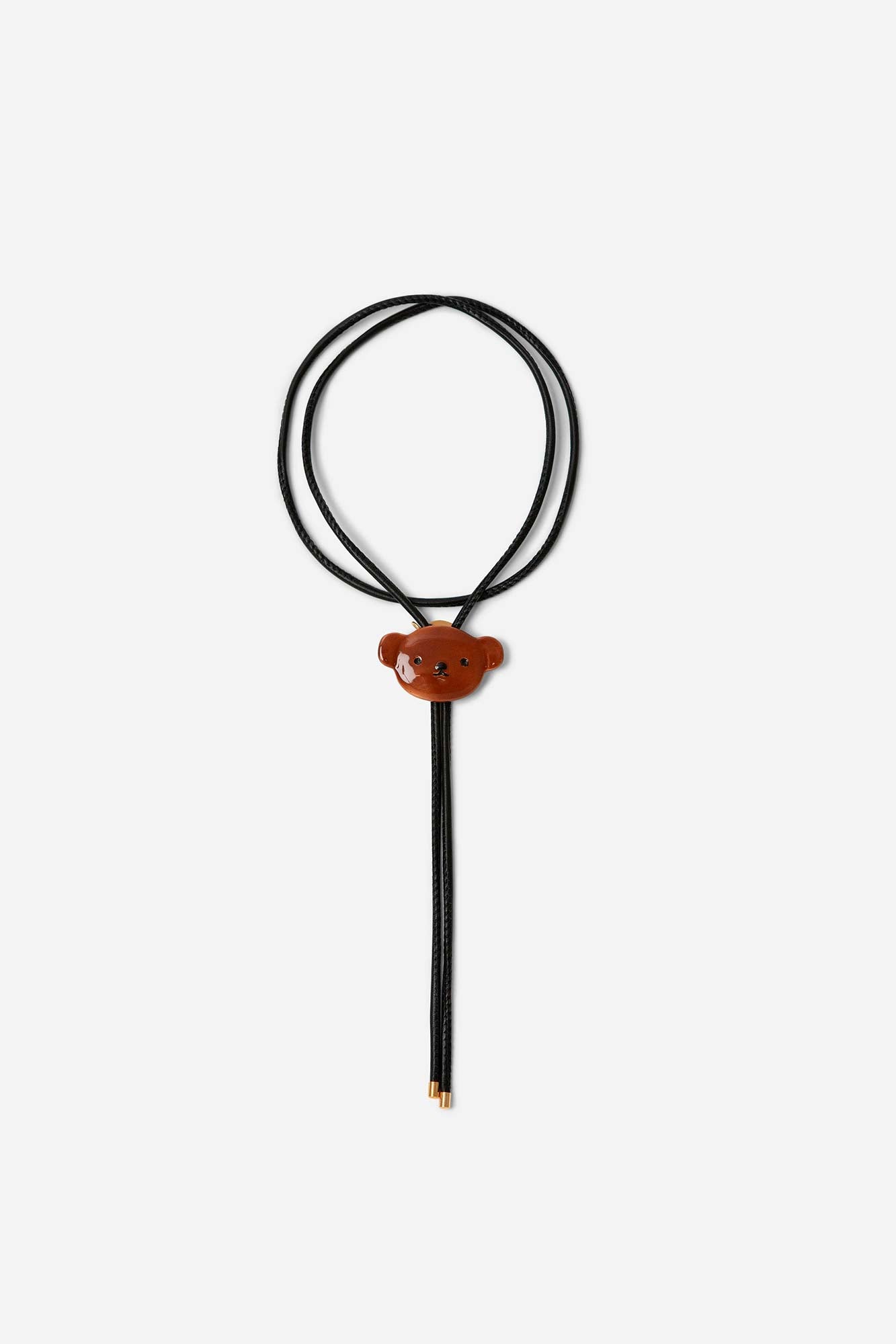 BORIS LEATHER TIE - ANDRESGALLARDO