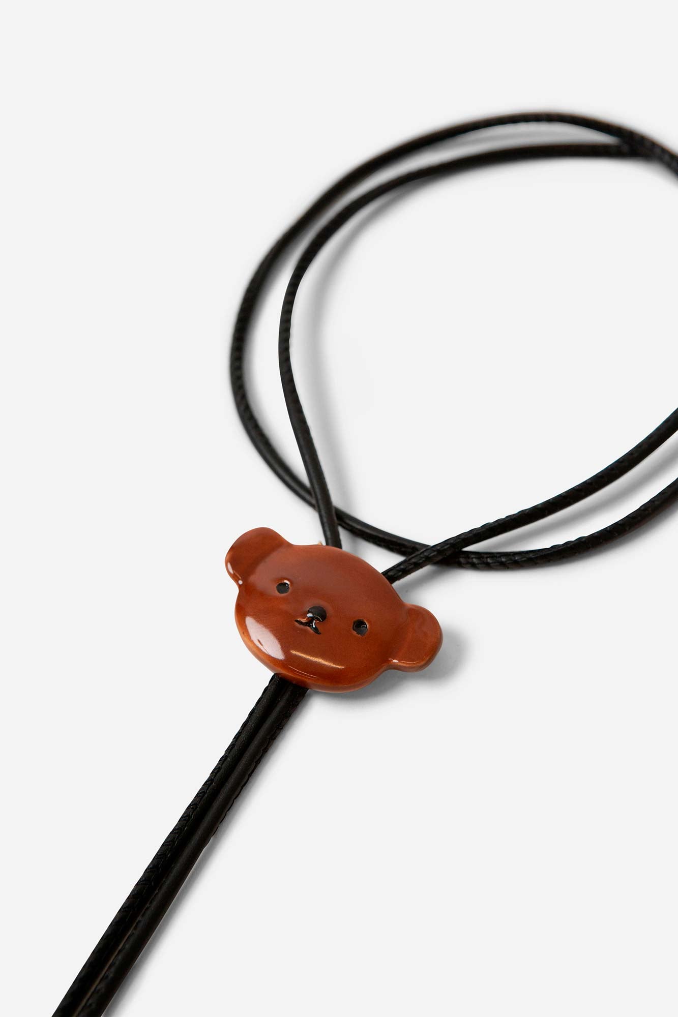 BORIS LEATHER TIE - ANDRESGALLARDO