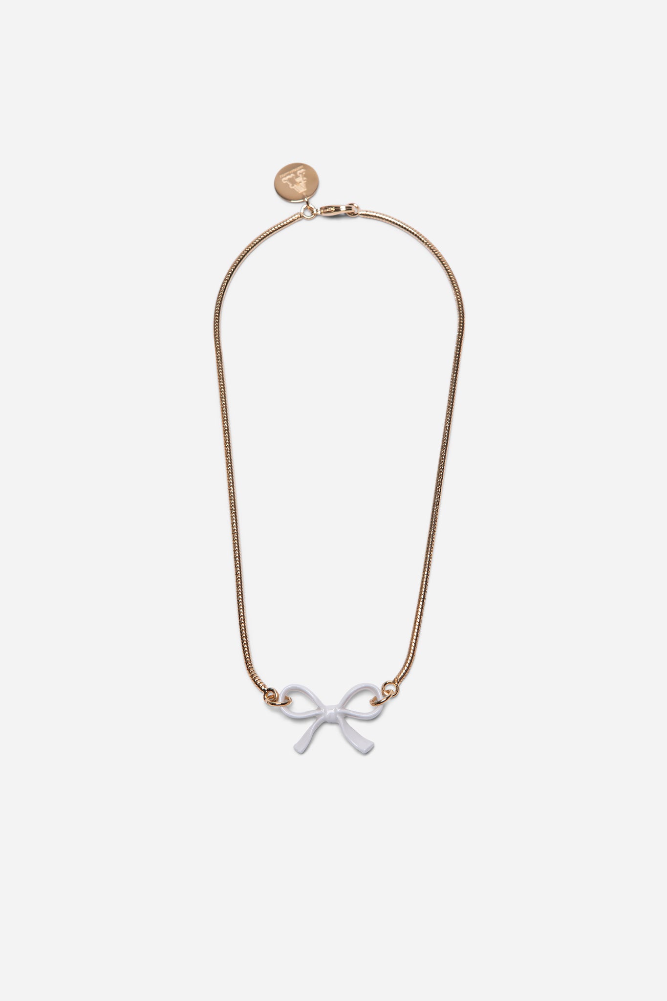 BOW CHAIN NECKLACE - ANDRESGALLARDO