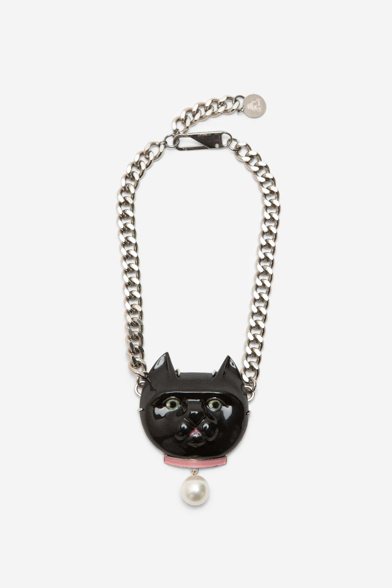 CAT FACE STATEMENT NECKLACE - ANDRESGALLARDO