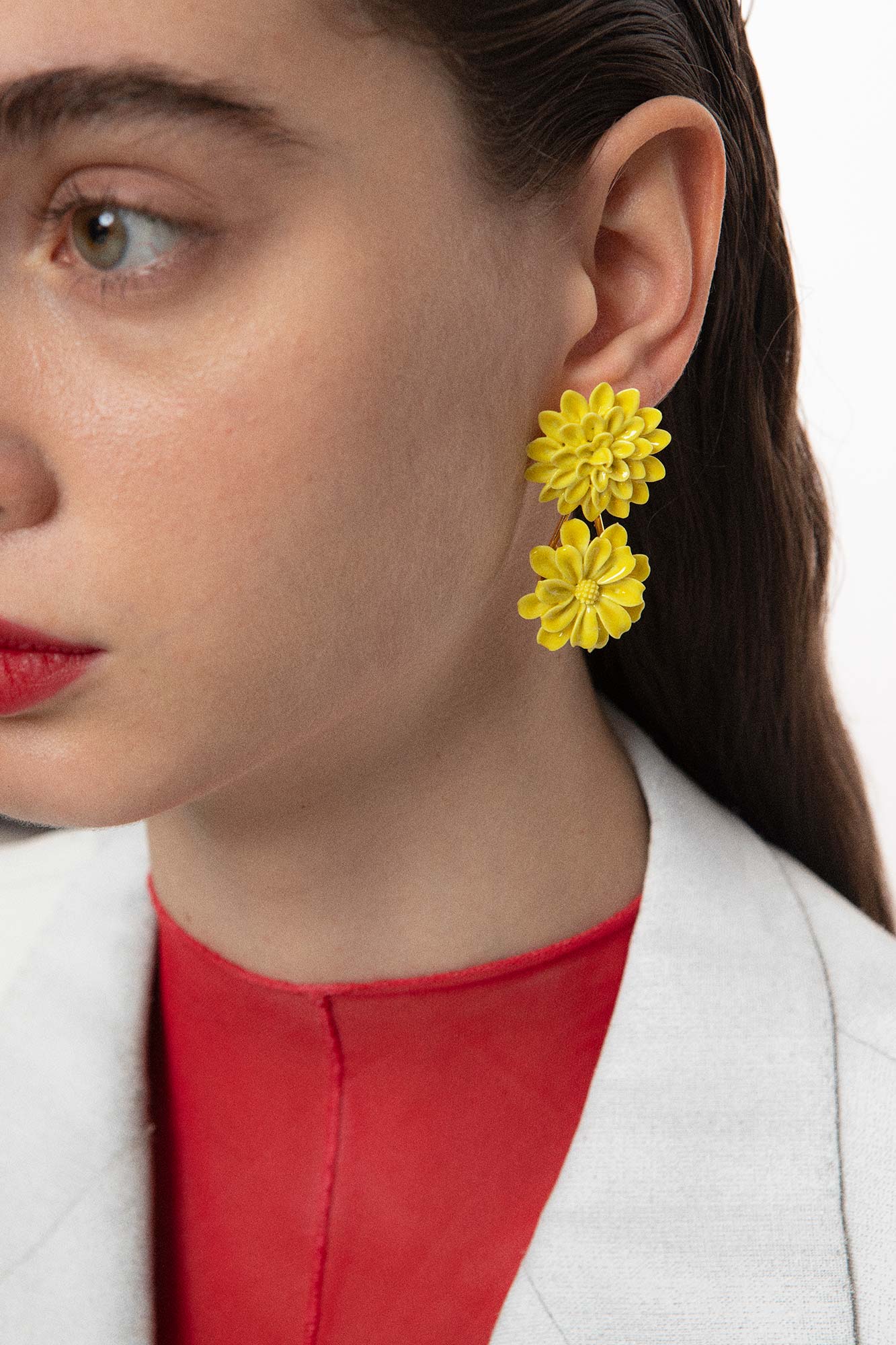DAISY DOUBLE EARRINGS - ANDRESGALLARDO