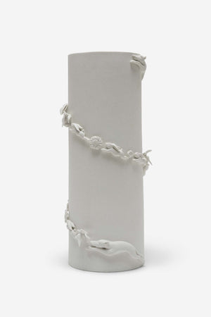 RABBIT & GREYHOUND VASE