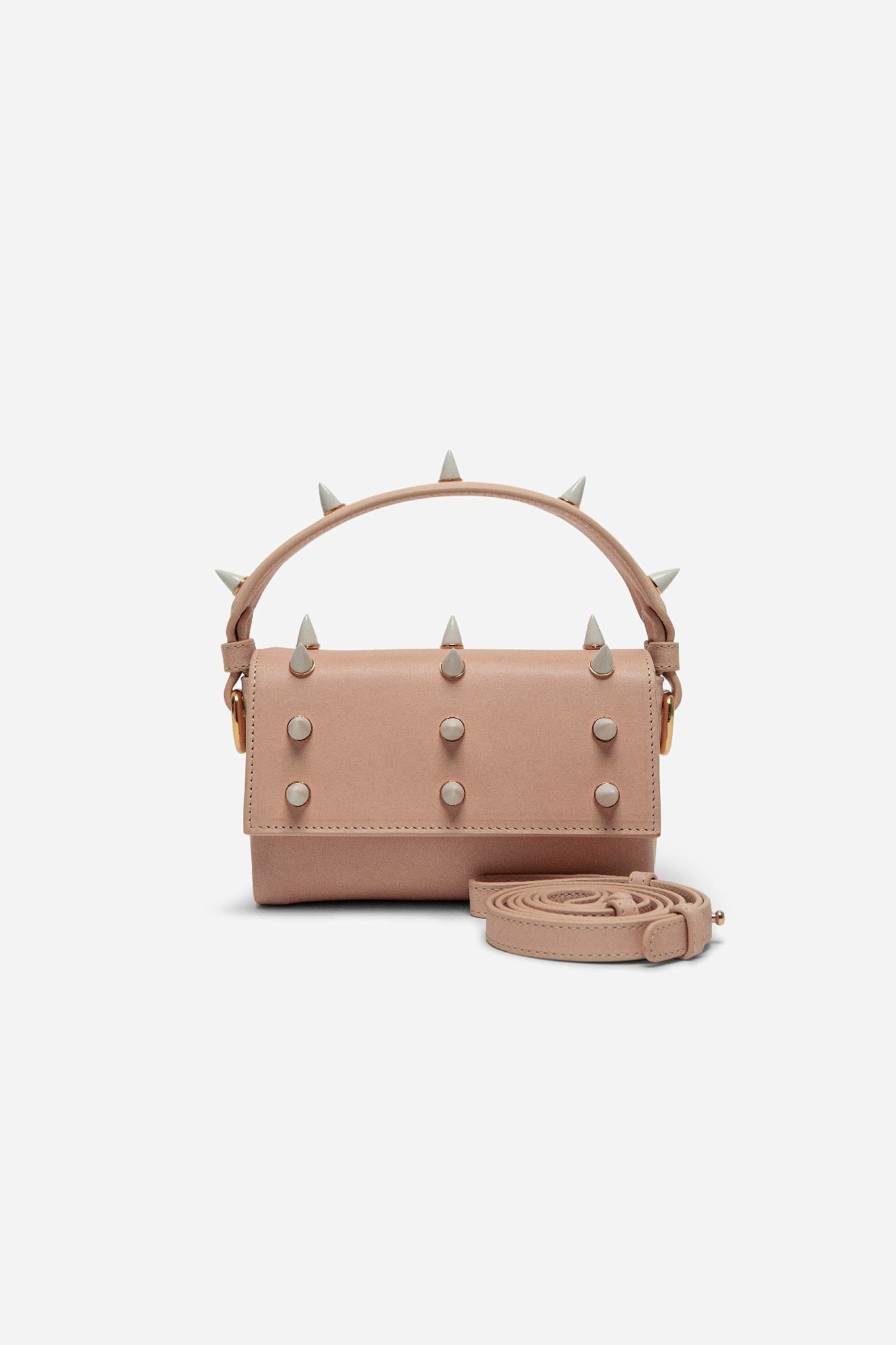 FLAP MINI SPIKE BAG SAND - ANDRESGALLARDO