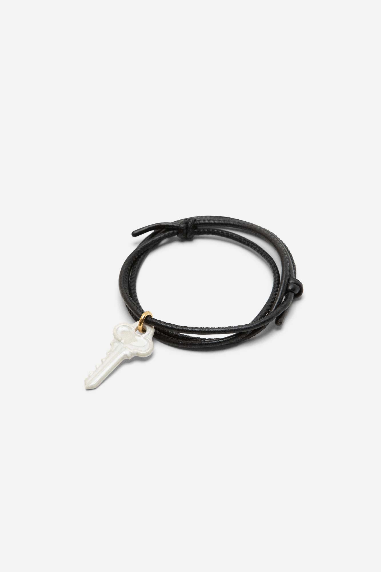 KEY LEATHER CORD PENDANT - ANDRESGALLARDO