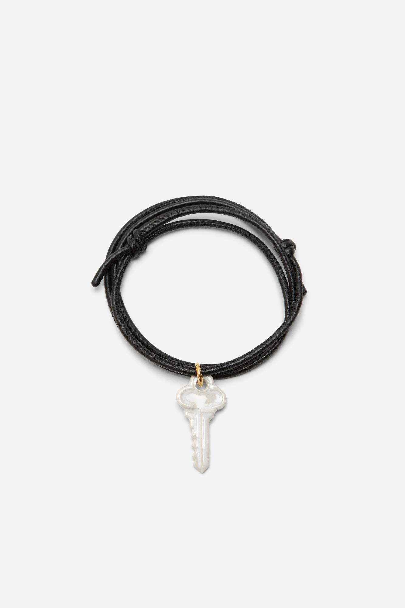 KEY LEATHER CORD PENDANT - ANDRESGALLARDO