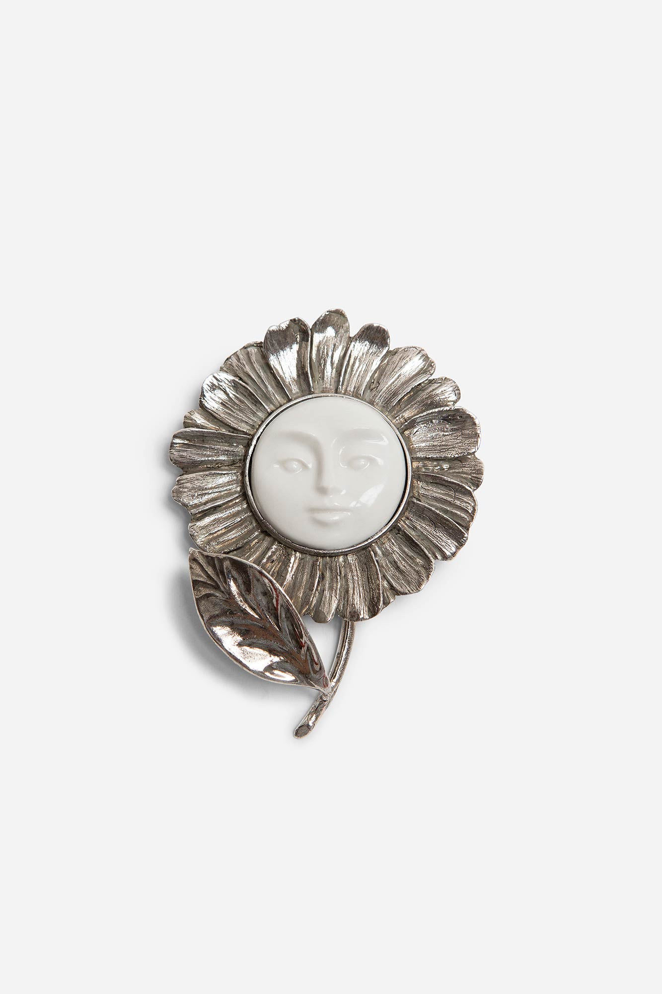 MARGUERITE BROOCH SILVER - ANDRESGALLARDO