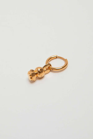 MIFFY METAL SING HOOP EARRING - ANDRESGALLARDO