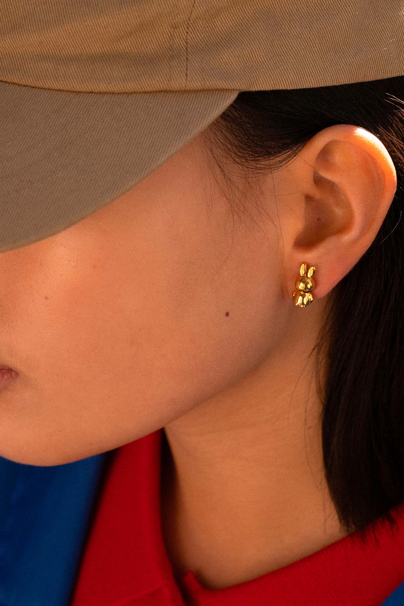 MIFFY METAL SING STUD EARRING - ANDRESGALLARDO
