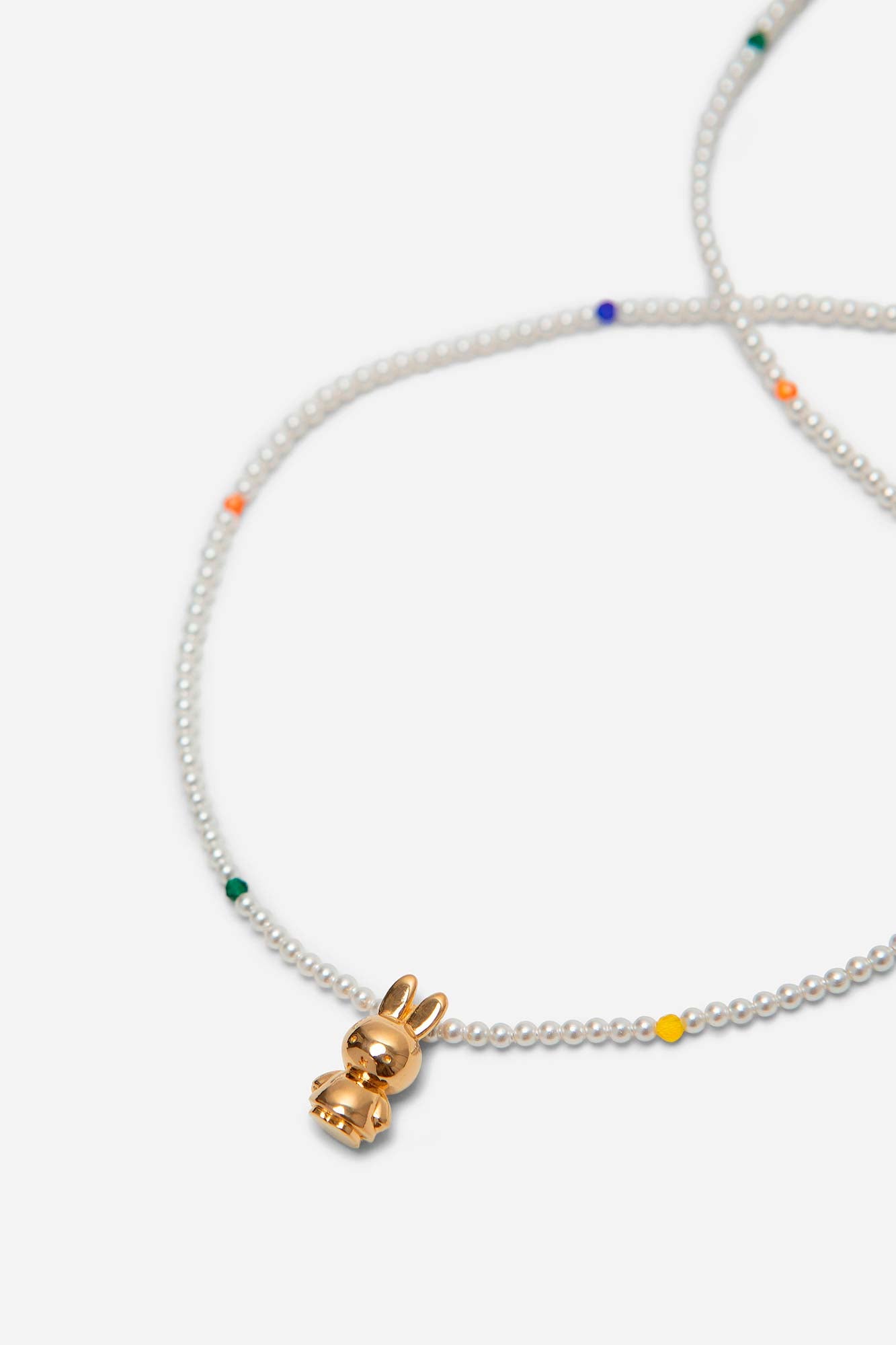 MIFFY METAL & PEARLS NECKLACE - ANDRESGALLARDO