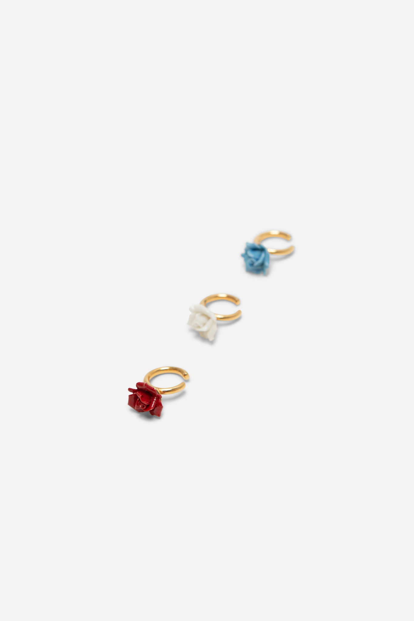 MINI ROSE HELIX EARRING