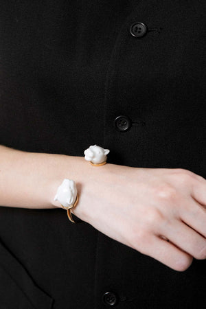 PANTHER HEAD BRACELET - ANDRESGALLARDO