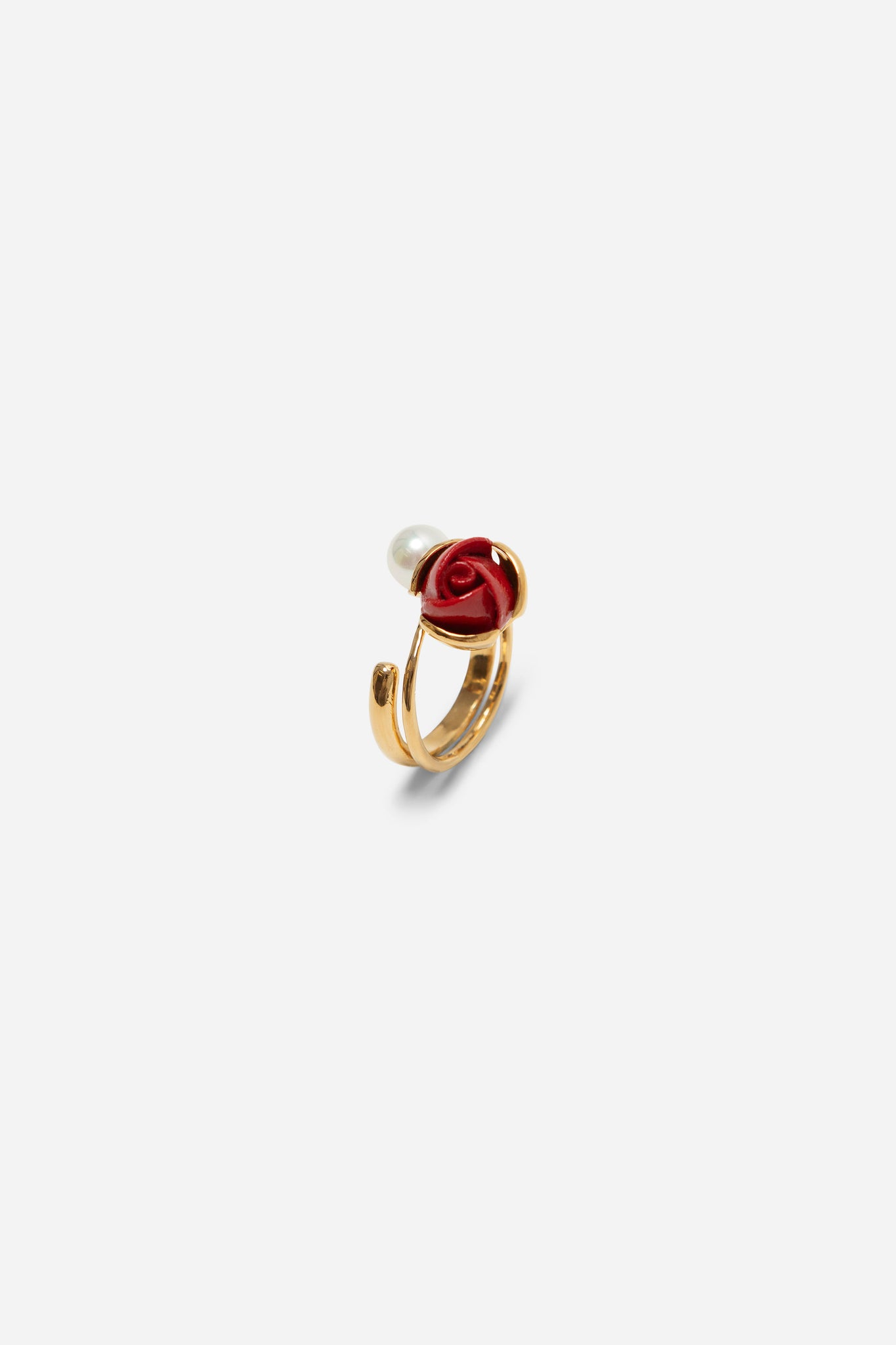ROSEBUD & PEARL RING - ANDRESGALLARDO