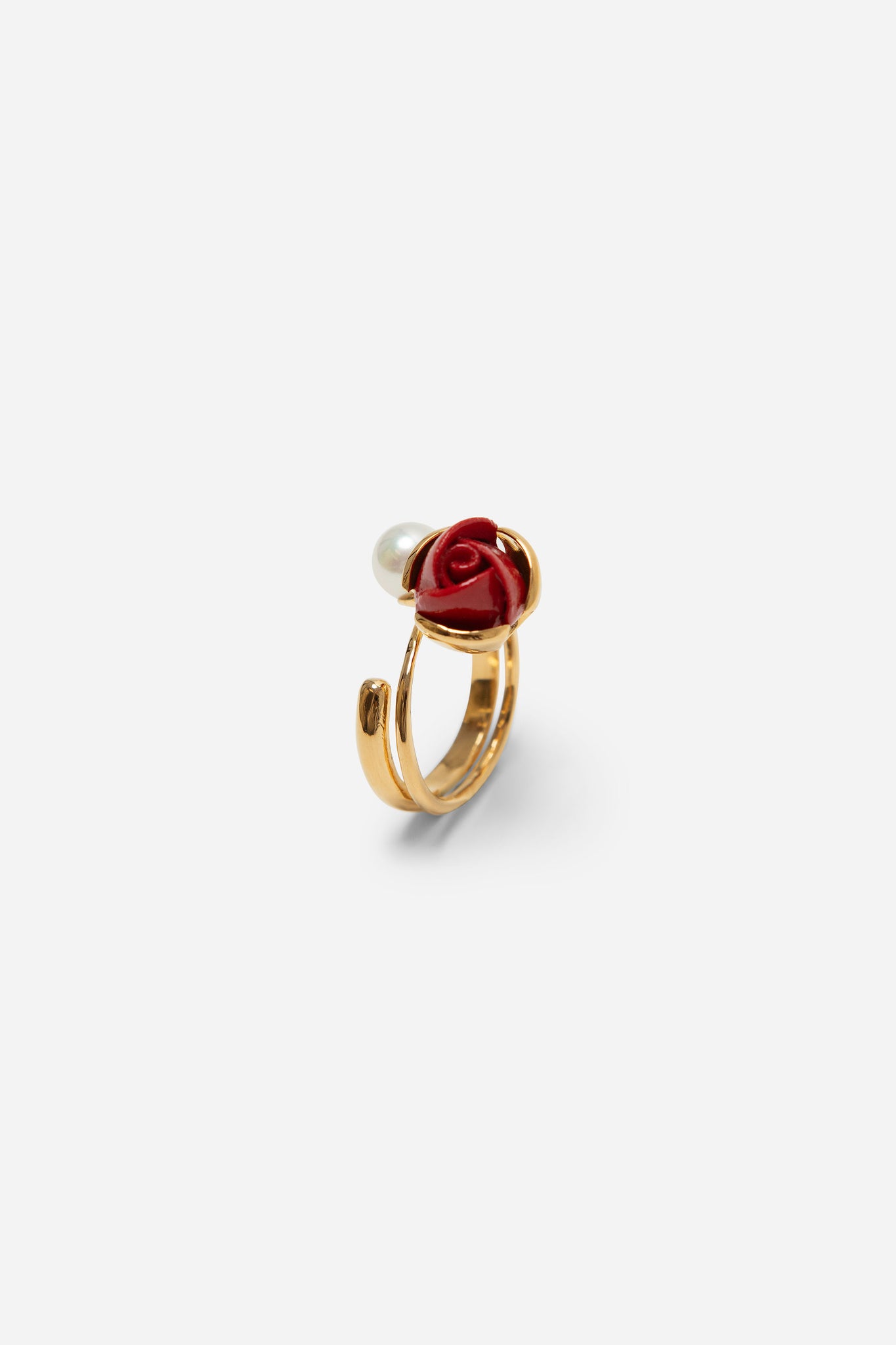 ROSEBUD & PEARL RING - ANDRESGALLARDO