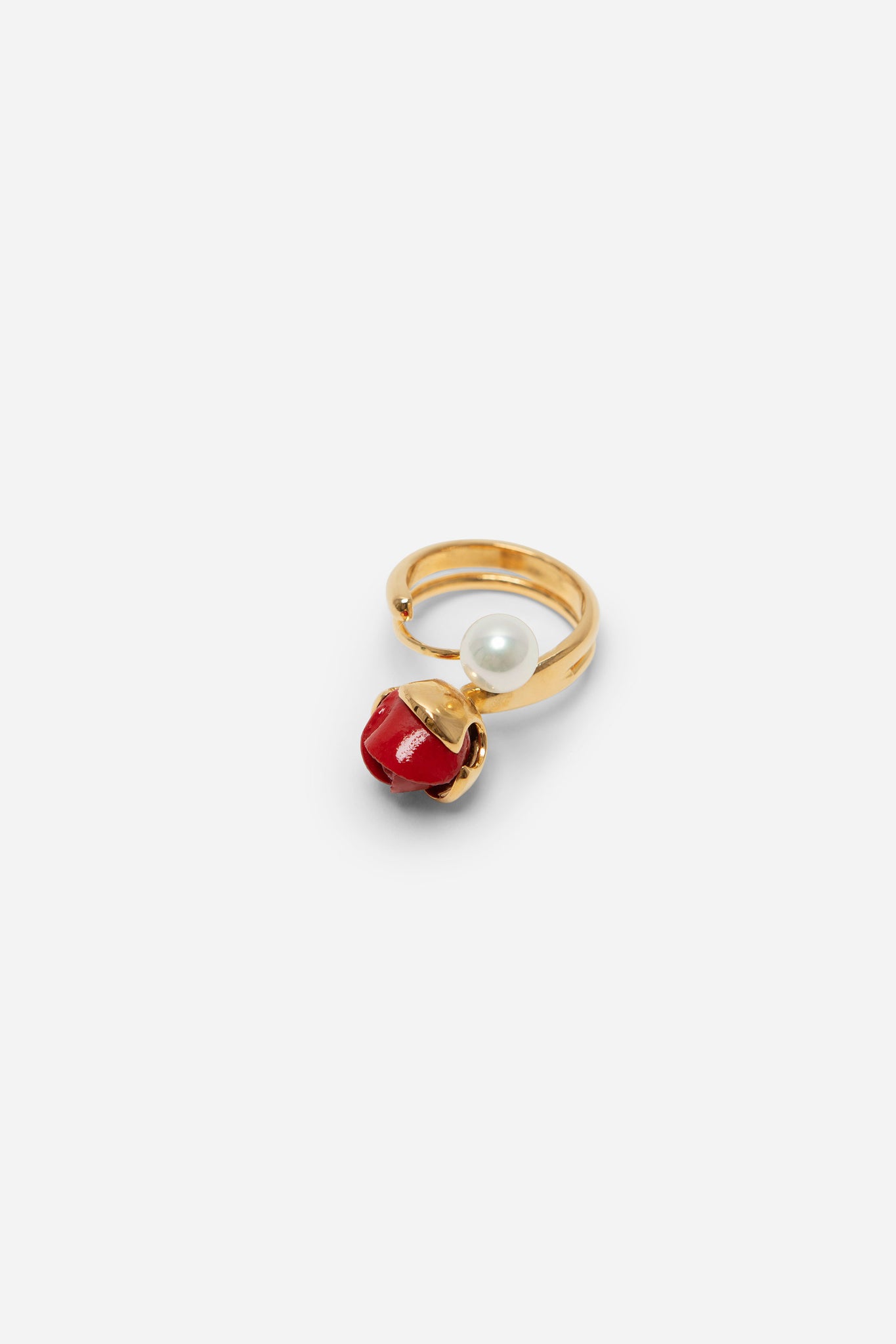 ROSEBUD & PEARL RING - ANDRESGALLARDO