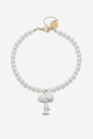 SNOOPY & PEARLS NECKLACE - ANDRESGALLARDO