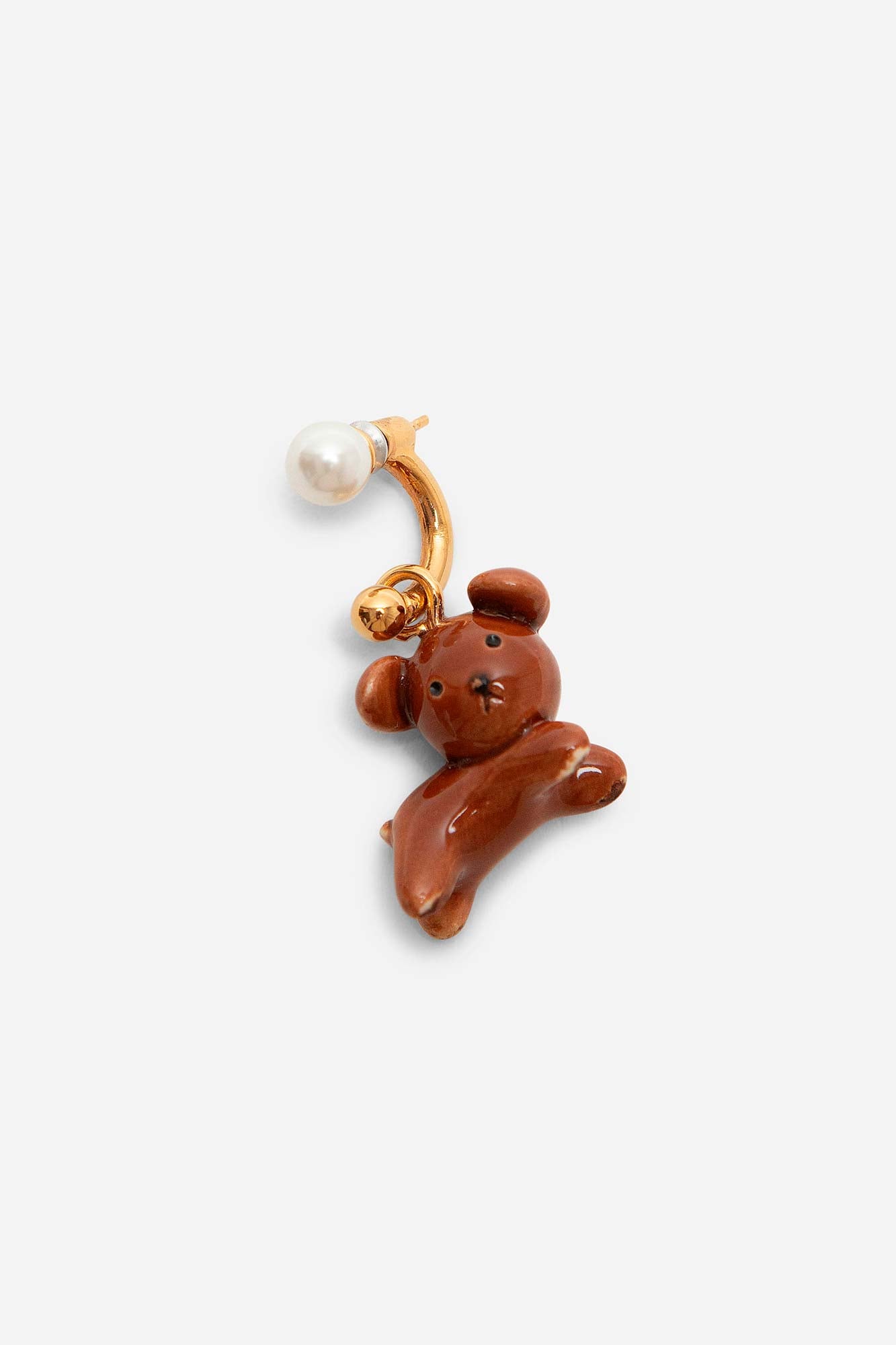 SNUFFY & PEARL SING EARRING - ANDRESGALLARDO