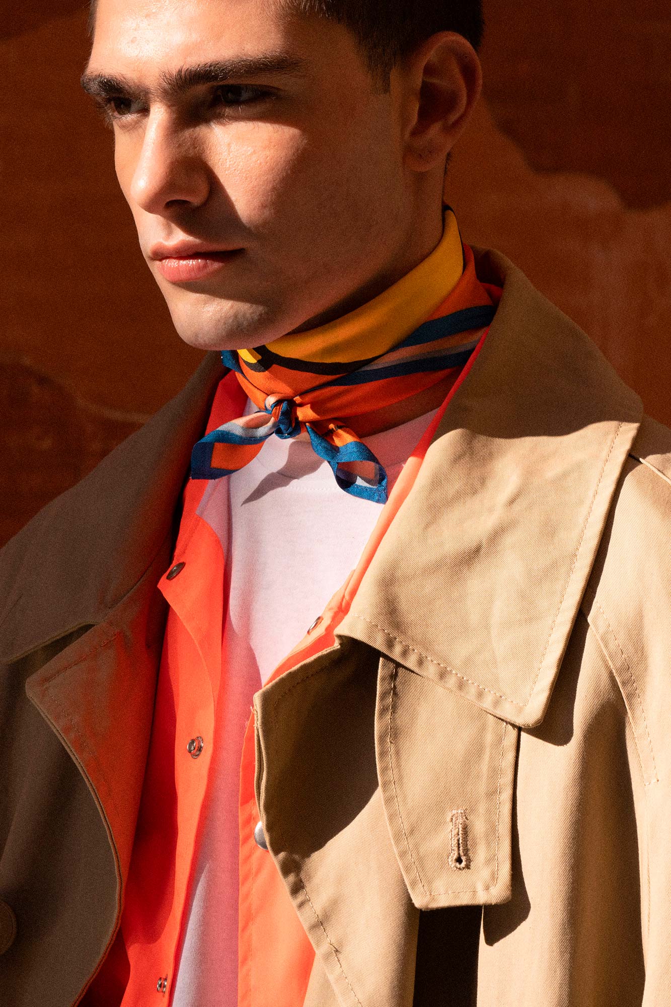 TEDDY BEAR SILK SCARF - ANDRESGALLARDO