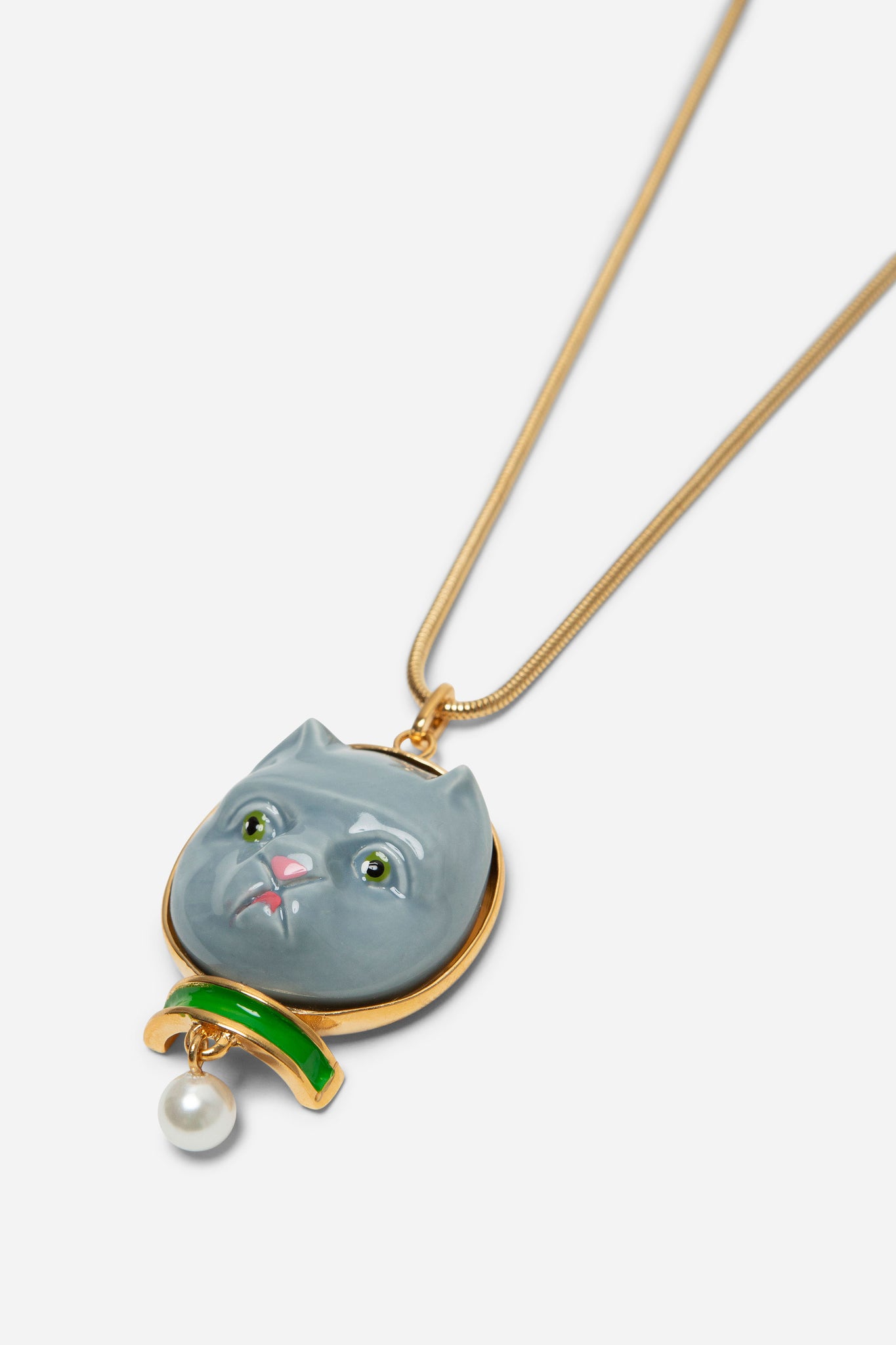 CAT FACE COLLAR NECKLACE