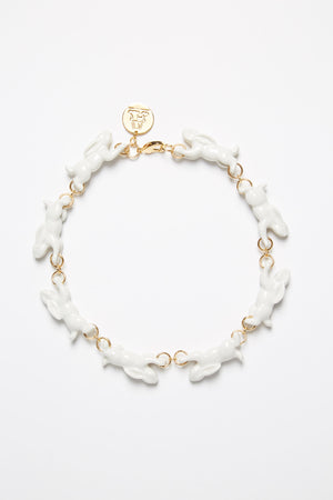 RUNNING RABBIT NECKLACE -ANDRESGALLARDO