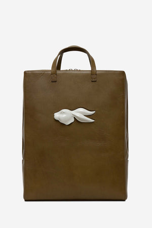 BACKPACK RABBIT OLIVE -ANDRESGALLARDO