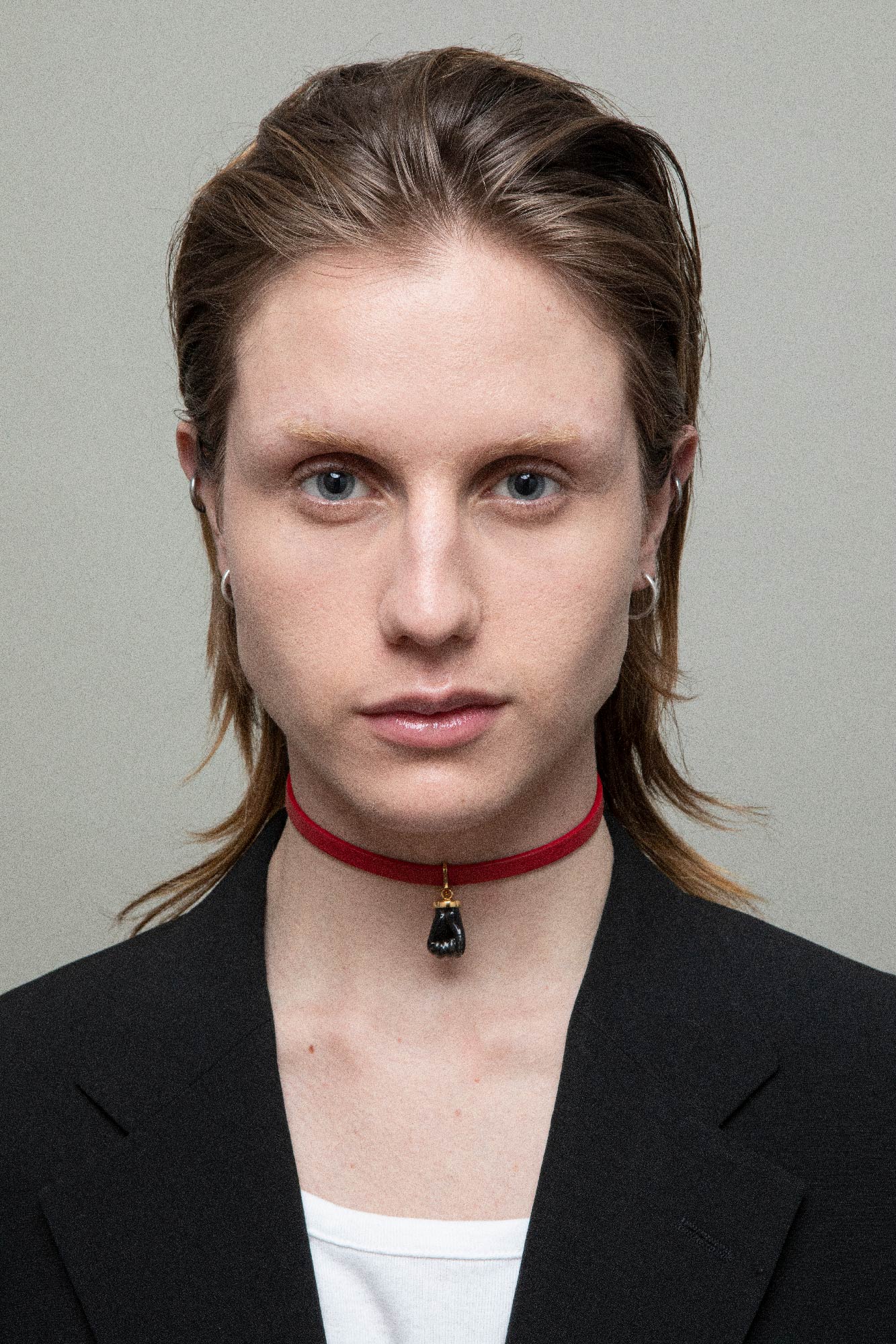 FIST LEATHER CHOKER -ANDRESGALLARDO