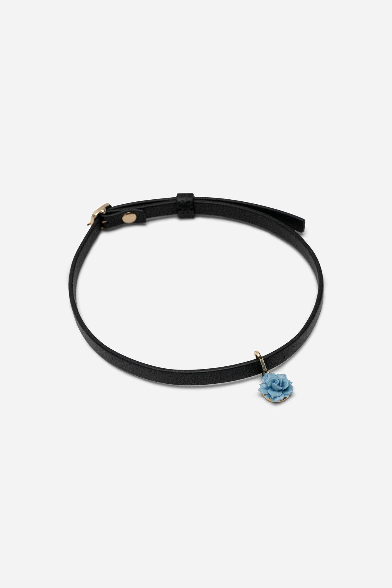 Mini Rosesste Choker MINI ROSE LEATHER CHOKER – ANDRESGALLARDO