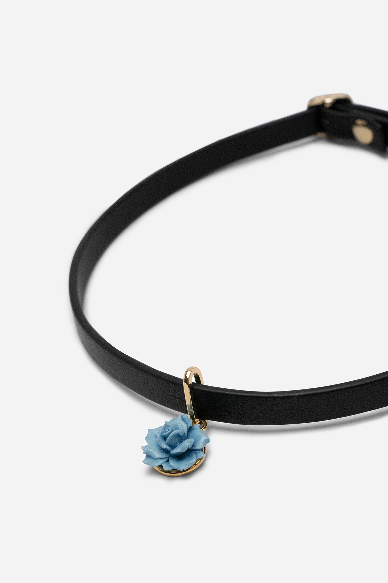 Mini Rosesste Choker MINI ROSE LEATHER CHOKER – ANDRESGALLARDO