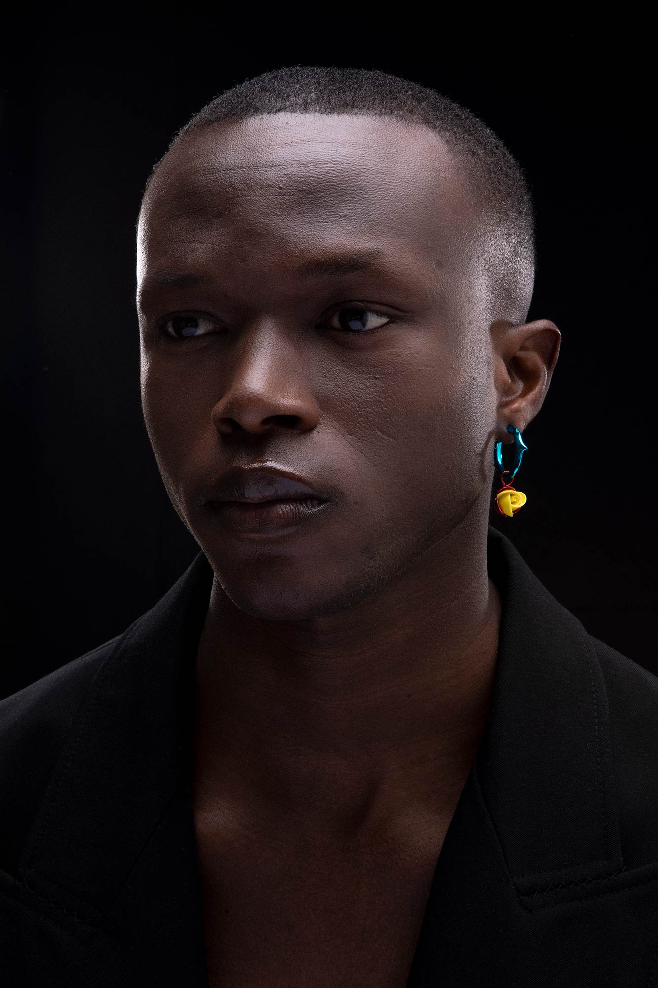 ROSE THORN SING HOOP EARRING - ANDRESGALLARDO