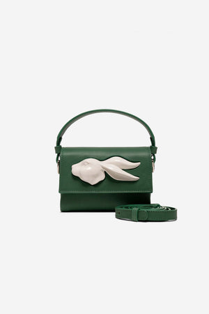 FLAP MINI RABBIT HEAD BAG FOREST - ANDRESGALLARDO